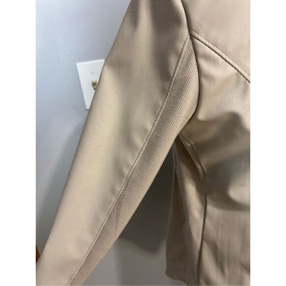 BLANK NYC shark hem vegan leather zip‎ jacket size M BIN R - Picture 6 of 13